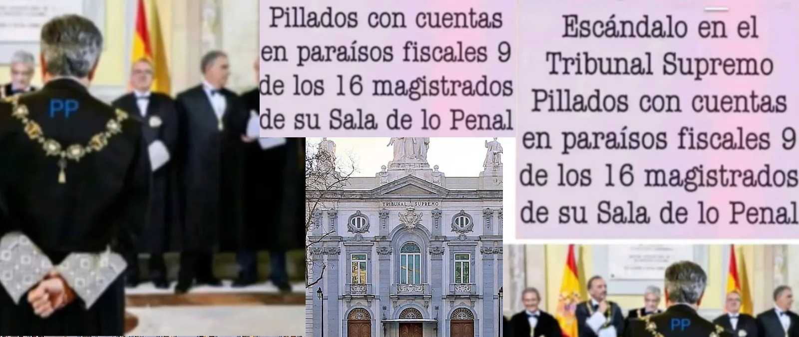 No hay constancia de que hayan pillado a nueve fiscales con cuentas en paraísos fiscales