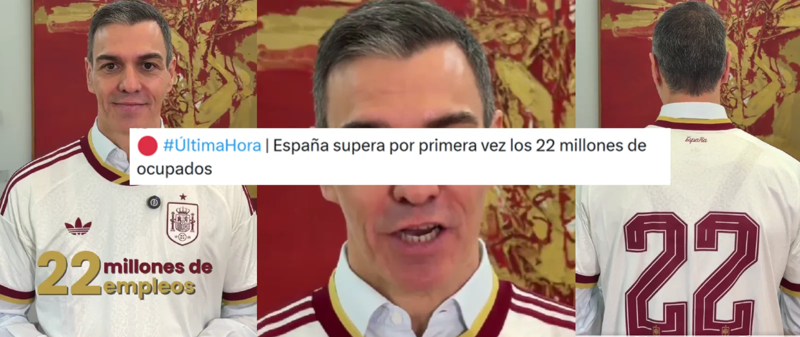 No, estos datos que ha compartido Pedro Sánchez sobre los “afiliados a la Seguridad Social” no significan que España tenga “22 millones de trabajadores”