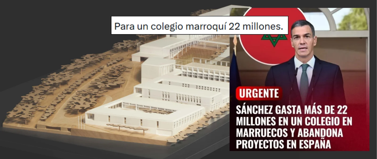 Qué sabemos sobre que España gasta "21 millones de euros de dinero público" en la construcción de un centro educativo en Rabat (Marruecos)