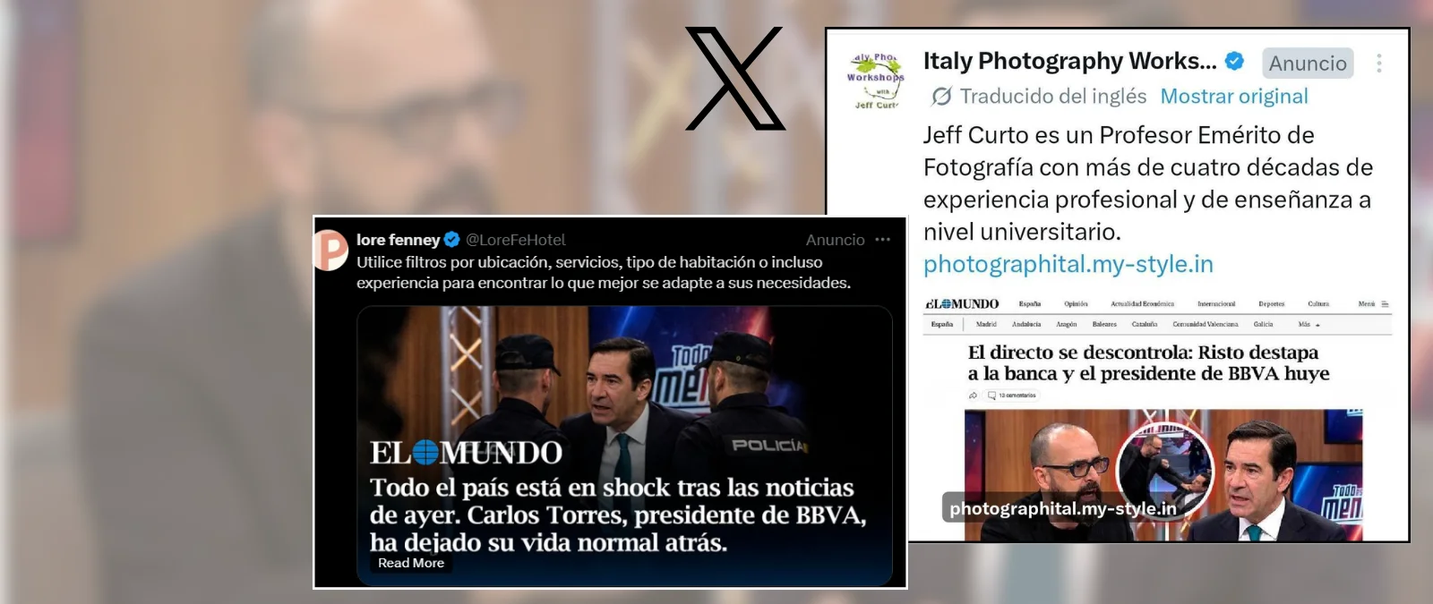 Cuidado con estos anuncios de Twitter (X): el texto del tuit no guarda relación con el enlace y redirigen a artículos falsos que promocionan supuestas plataformas de inversión