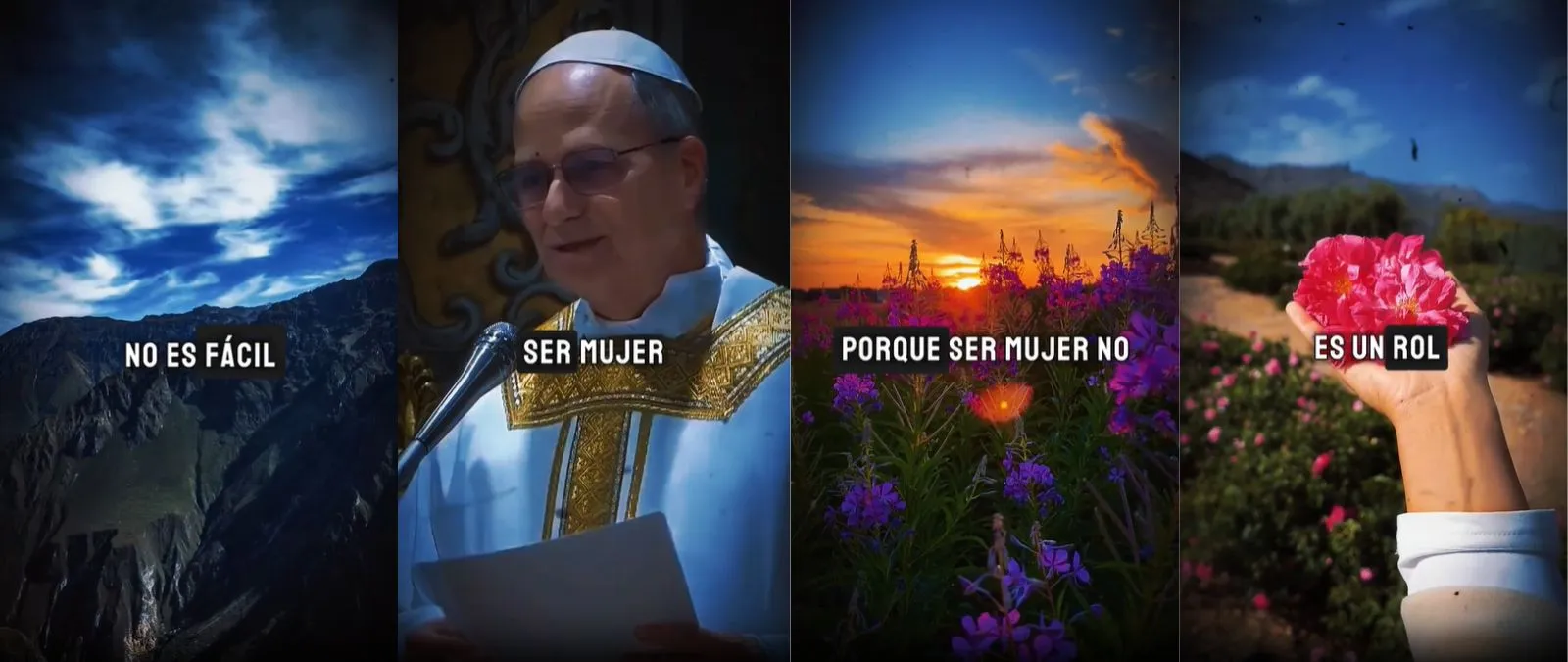 La frase sobre que "ser mujer no es fácil" que le atribuyen a León XIV: no hay pruebas de que lo haya dicho y hay indicios de que la locución está creada con IA