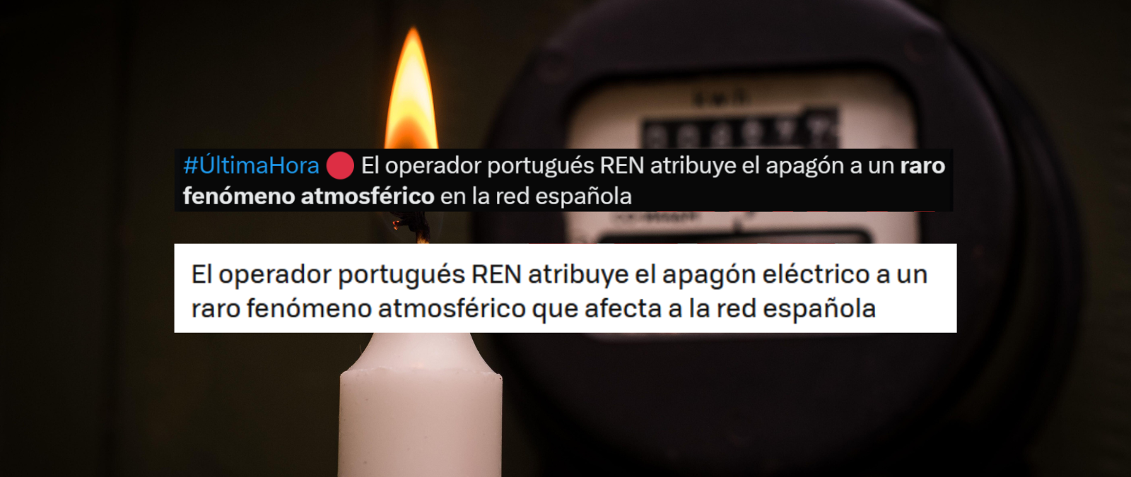 Cuidado con los contenidos que aseguran que el operador de la red portuguesa ha asegurado que el apagón fue por un “fenómeno atmosférico raro”: REN niega haber hecho estas declaraciones y Reuters las ha borrado