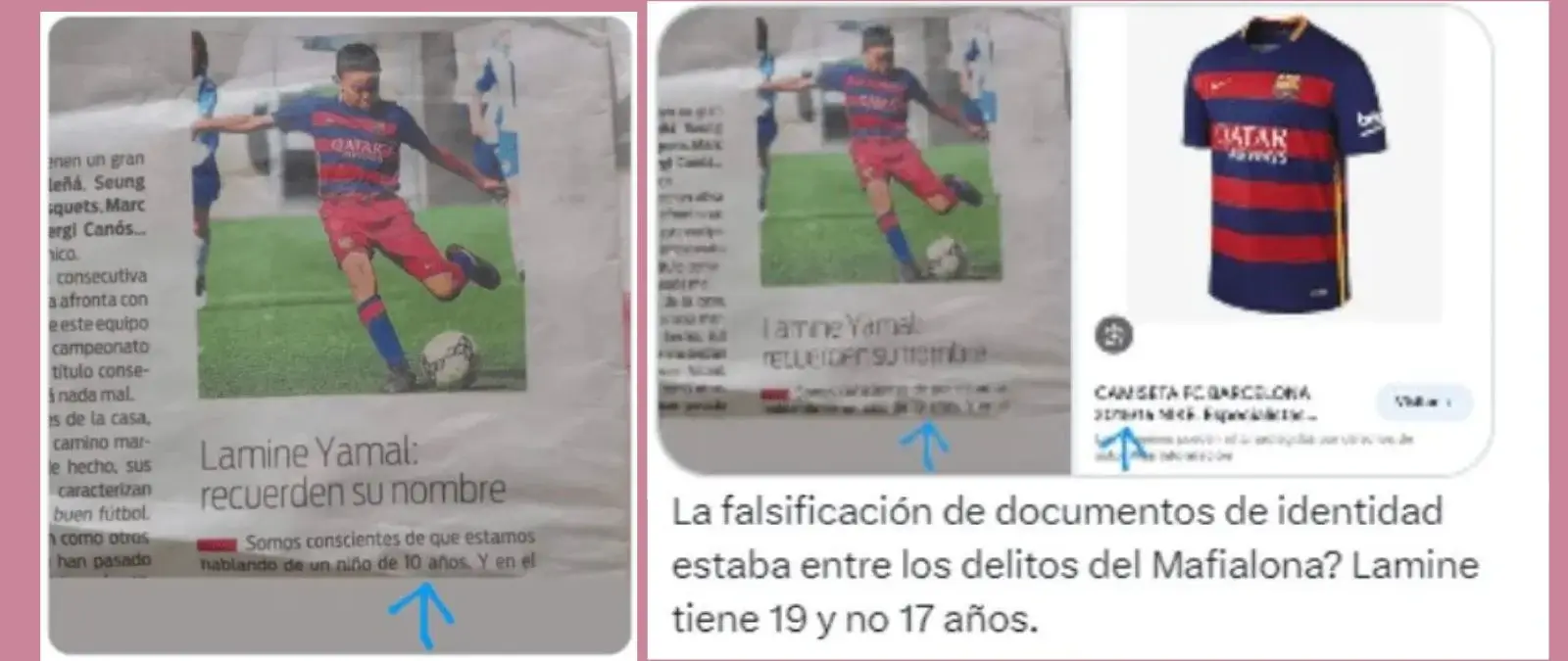 No, este artículo que habla de Lamine Yamal con 10 años no es de 2015/16: fue publicado a finales de 2017
