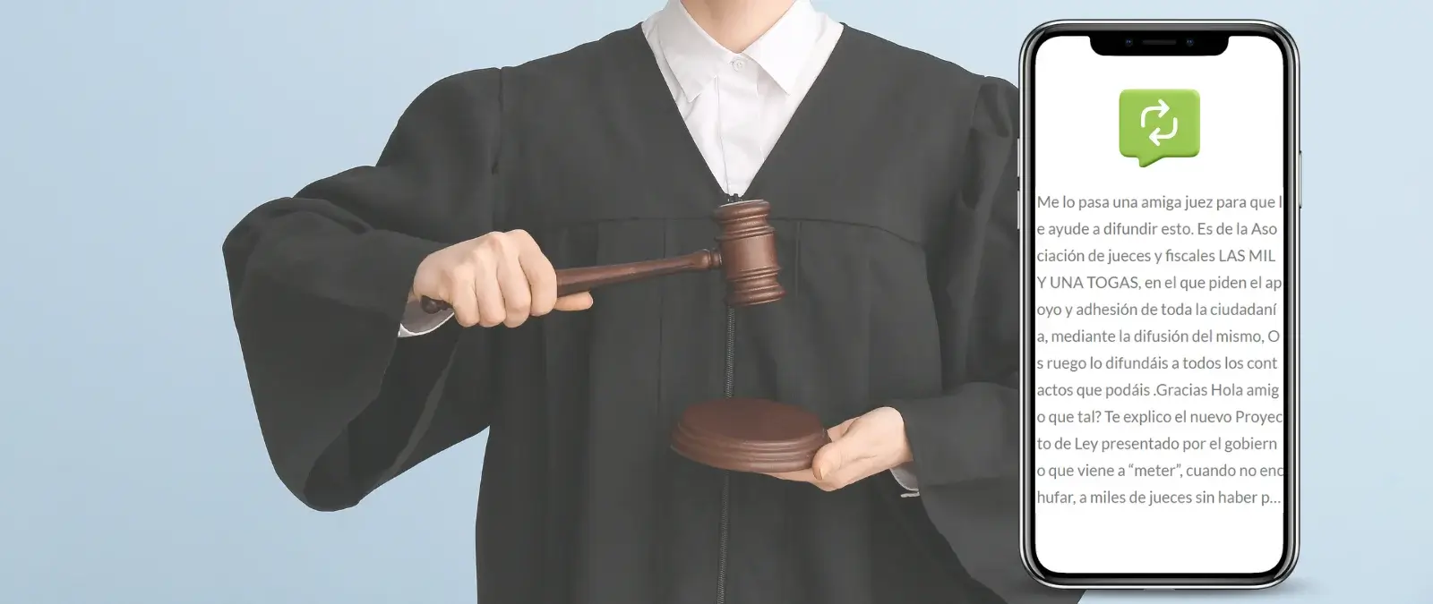 Qué sabemos de la supuesta asociación “Mil y una Togas” y la “recogida de firmas” contra la reforma de la ley judicial: no consta como asociación profesional judicial