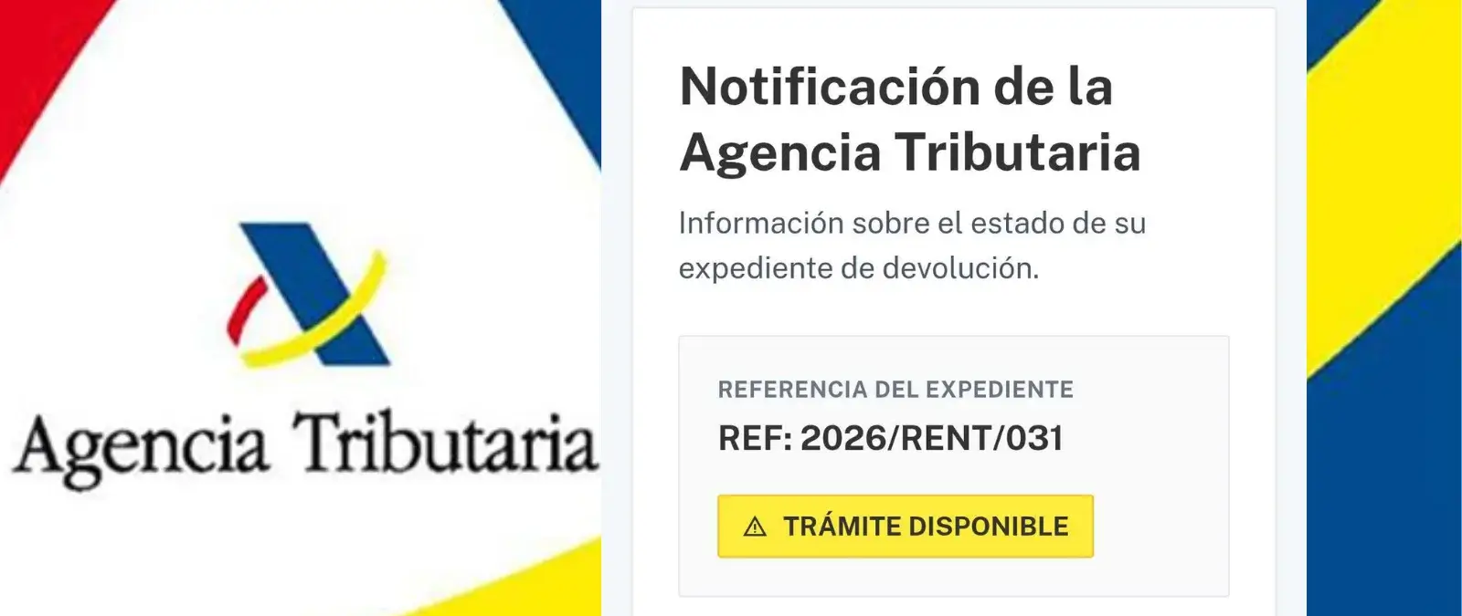La falsa web que suplanta a la Agencia Tributaria para solicitar una devolución asociada a tu expediente: es un timo