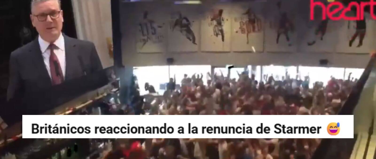 No, este vídeo no es de británicos reaccionando a la renuncia del primer ministro  Starmer en 2026: está manipulado y es de 2016
