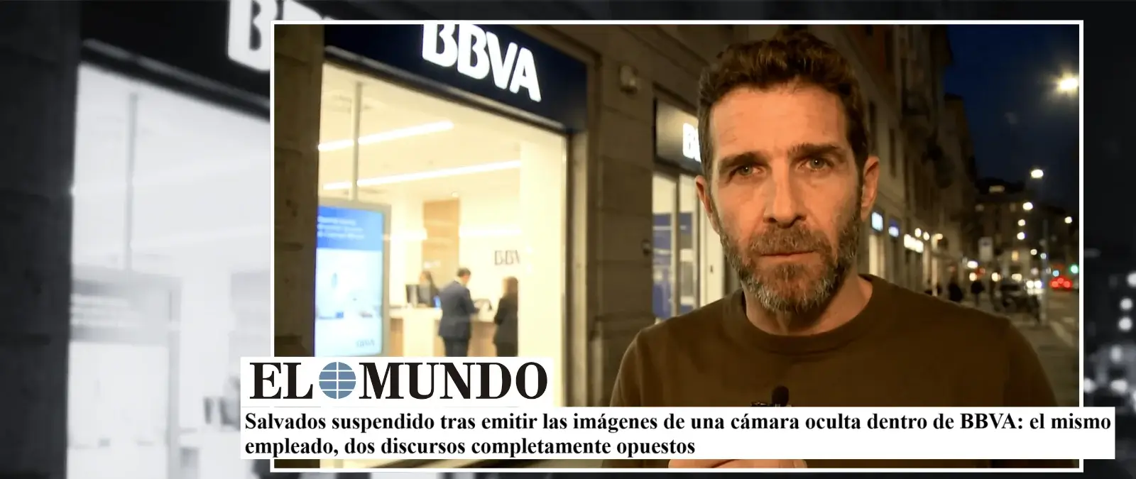 No, el programa ‘Salvados’ no se ha suspendido tras emitir las imágenes de una cámara oculta dentro de BBVA en la que se promociona una plataforma de inversión