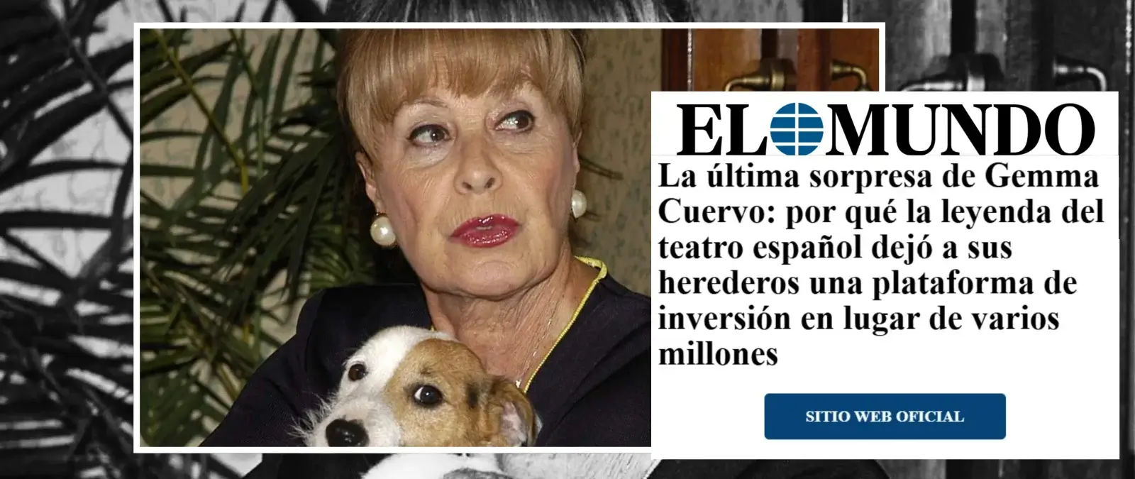 Gemma Cuervo dejó su herencia millonaria en la plataforma de inversión Omnirelix Bot