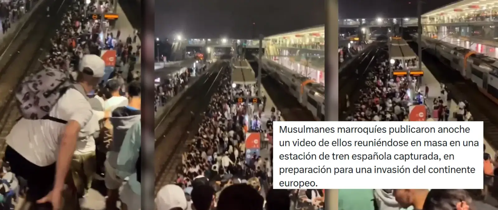 Cuidado con este vídeo de una "estación española capturada" por marroquíes: es la estación de Kenitra, en Marruecos