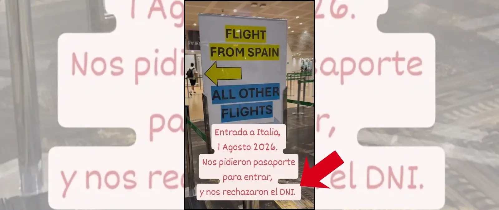 No hay pruebas de que Italia esté impidiendo la entrada de españoles que viajan solo con el DNI, aunque sí ha intensificado los controles a quienes llegan desde España