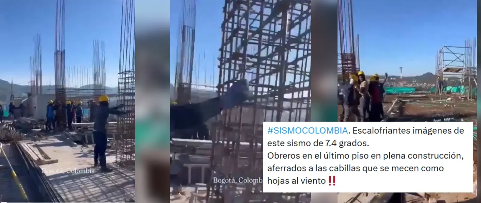 No, este vídeo no muestra a obreros durante el terremoto de Colombia del 10 de agosto de 2026: se grabó en Guatemala el 17 de julio