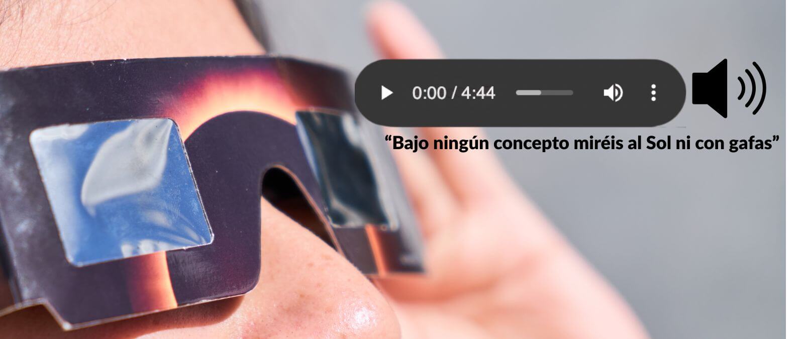 Por qué es peligroso observar el eclipse sin las gafas adecuadas y en qué fijarnos para comprobar que estas son seguras