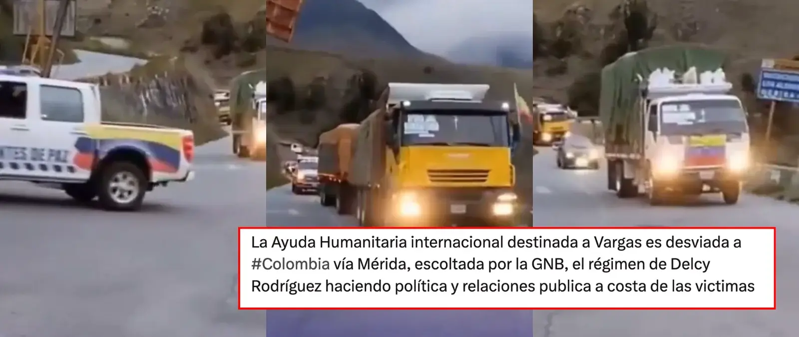 No, este vídeo no muestra ayuda humanitaria destinada a Venezuela siendo desviada a Colombia tras el terremoto del 10 de agosto de 2026: circula desde antes