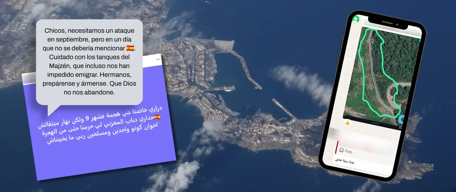 De "el día 15 no va a funcionar" al 23 de septiembre: así cambiaron de plan los grupos de WhatsApp que organizaban un nuevo cruce a Ceuta