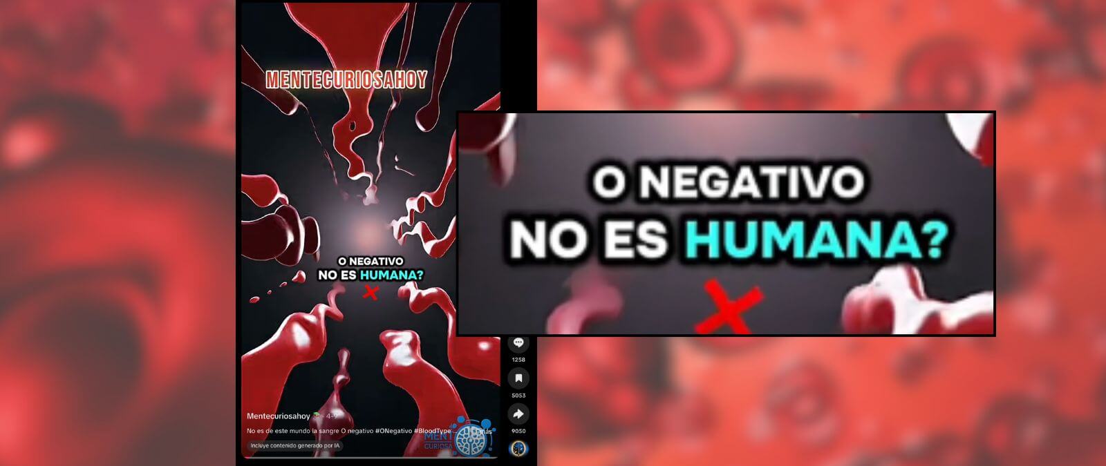 Por qué que el grupo sanguíneo 0- sea poco habitual no quiere decir que "no sea sangre humana"