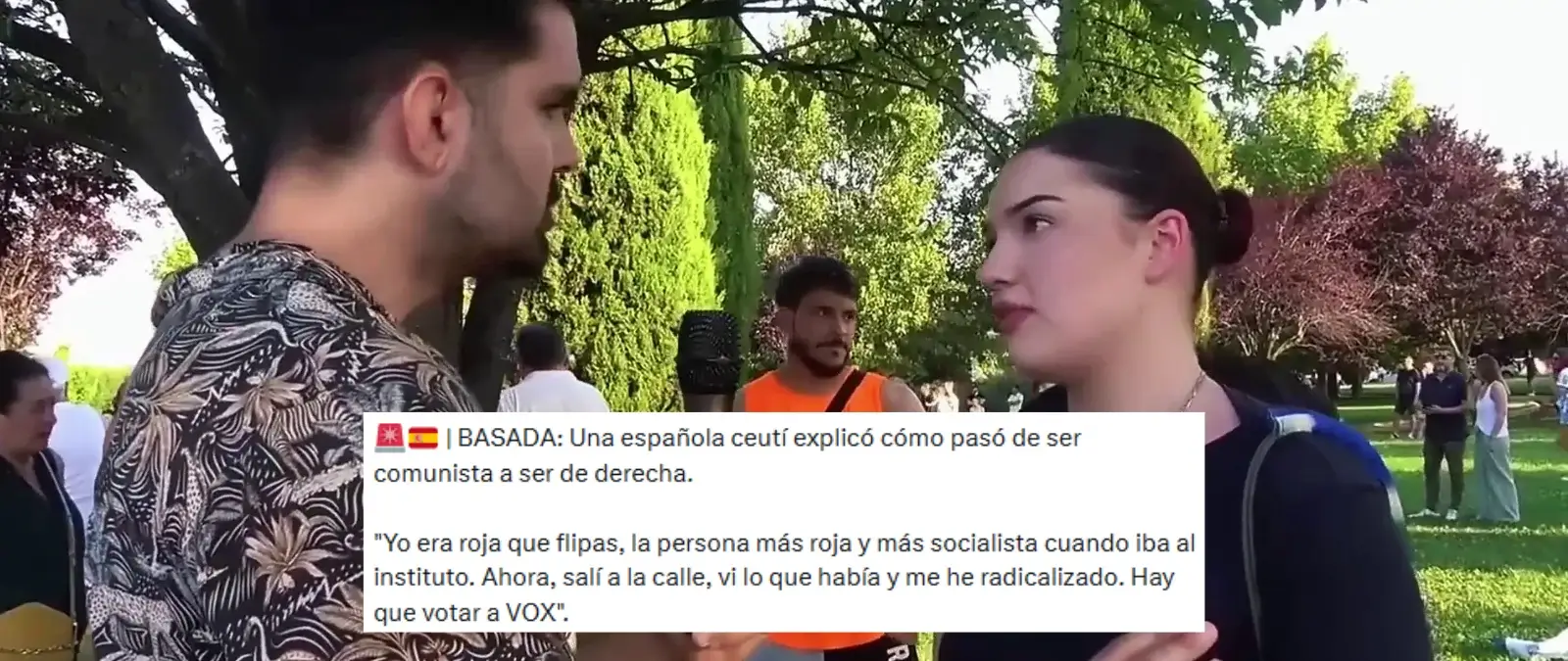 No, esta chica no habla sobre la actual situación migratoria en Ceuta: el vídeo se grabó en 2025 en una manifestación en Alcalá de Henares (Madrid)