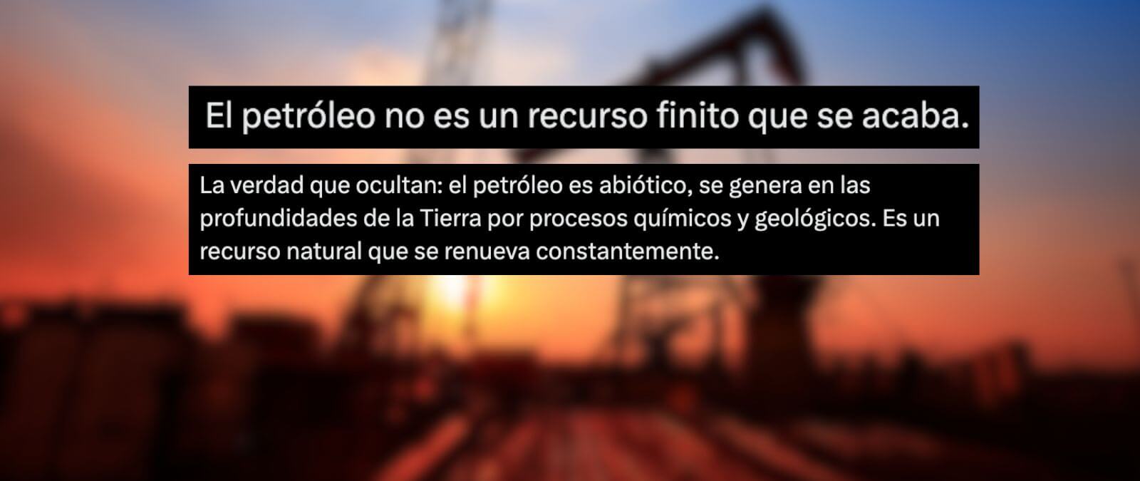 Qué sabemos sobre la hipótesis abiótica del petróleo y el tiempo de su renovación