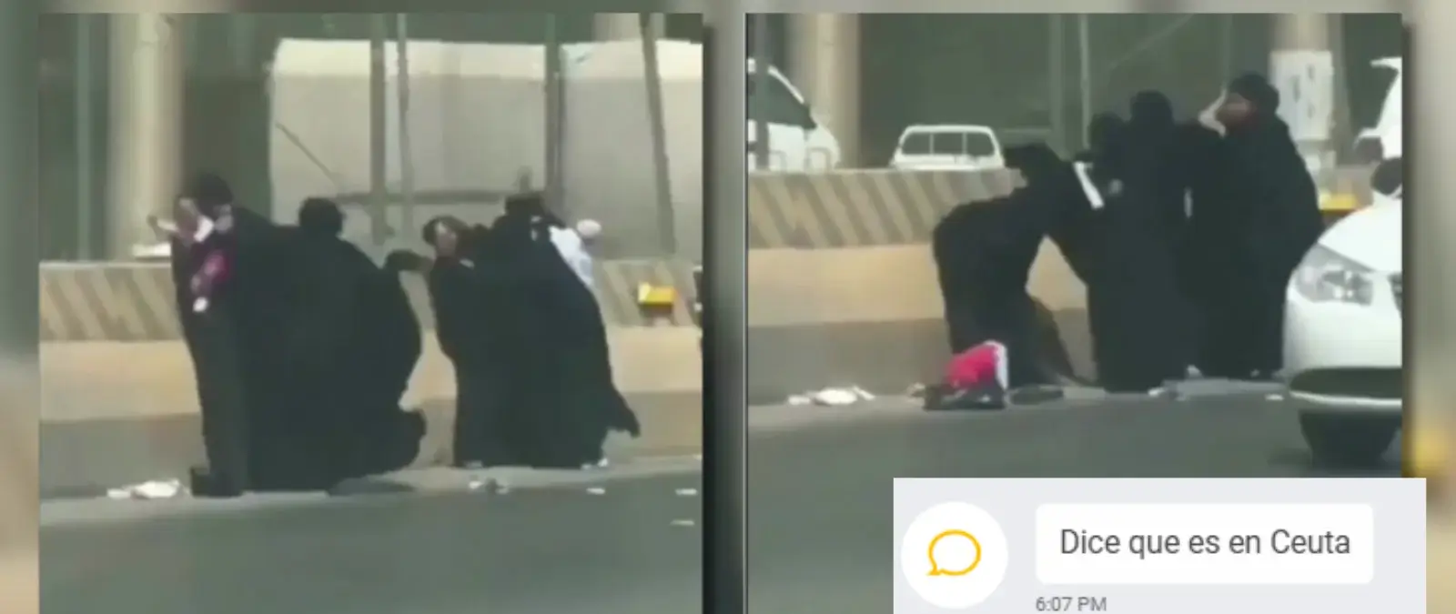 No, este vídeo no muestra una pelea entre mujeres en Ceuta: son imágenes grabadas en Arabia Saudí en 2018