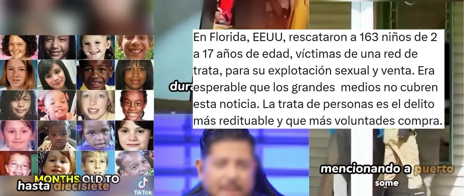 Qué sabemos de los 163 niños desaparecidos encontrados en Florida: la operación es real, pero no se trata de un único suceso y algunos vídeos usan imágenes descontextualizadas