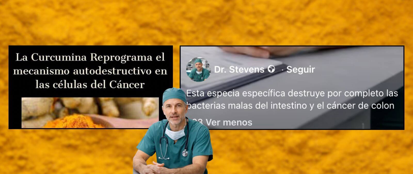 No hay evidencias de que la cúrcuma ni ninguna otra especia o alimento sea capaz de “destruir” el cáncer de colon en humanos
