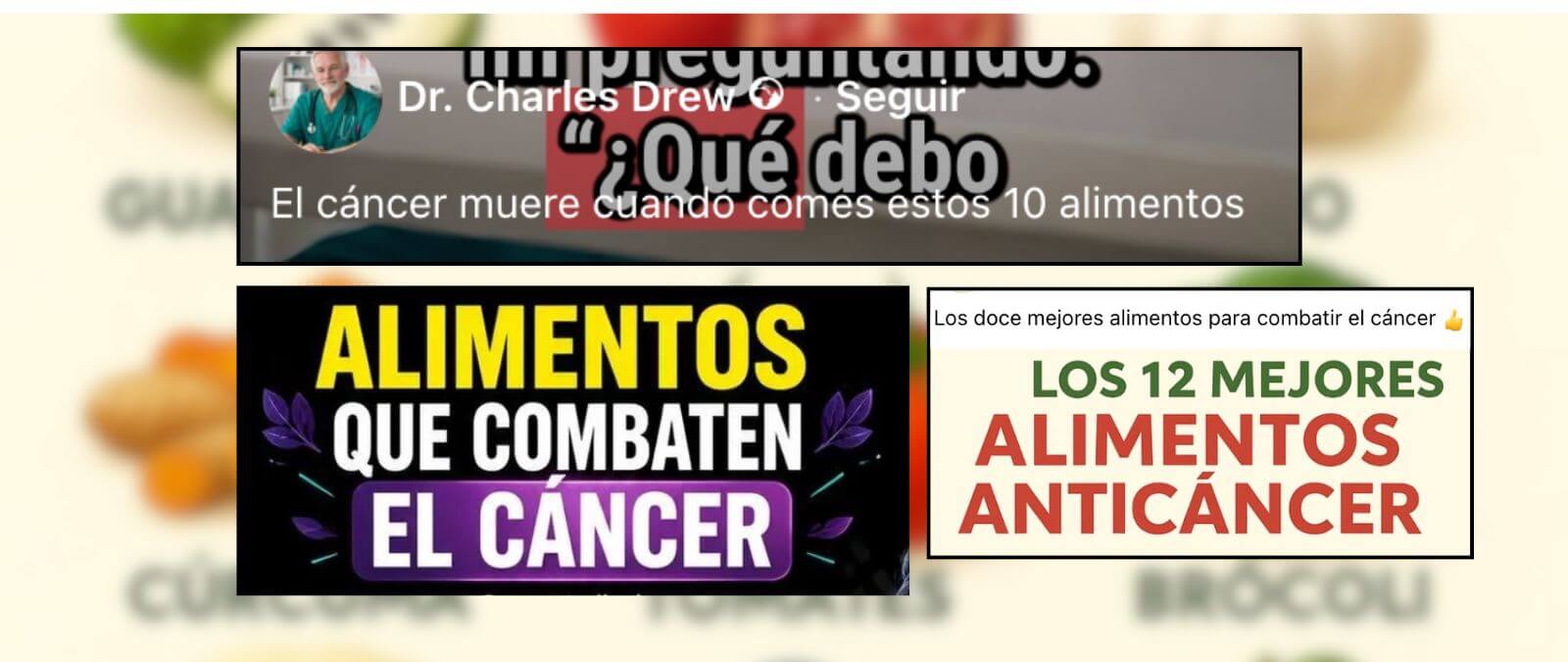 No hay evidencias de que haya alimentos que “hagan morir” al cáncer