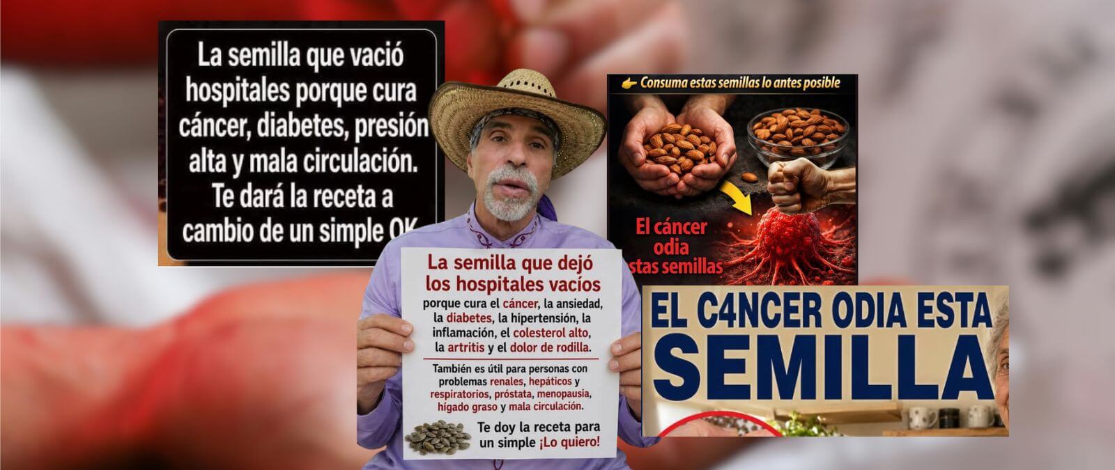 No hay evidencias de que exista una semilla capaz de curar el cáncer
