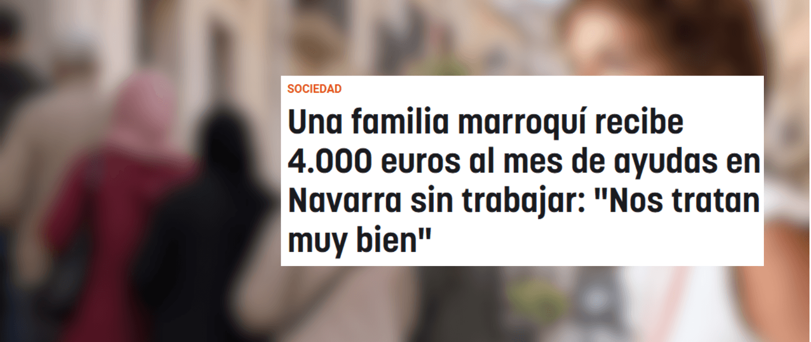 Qué es lo que sabemos sobre que “una familia marroquí recibe 4.000 euros al mes de ayudas en Navarra”