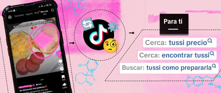 Recomendaciones de búsqueda de TikTok relacionadas con el tusi