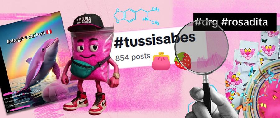 Collage of memes used to sell tusi on TikTok