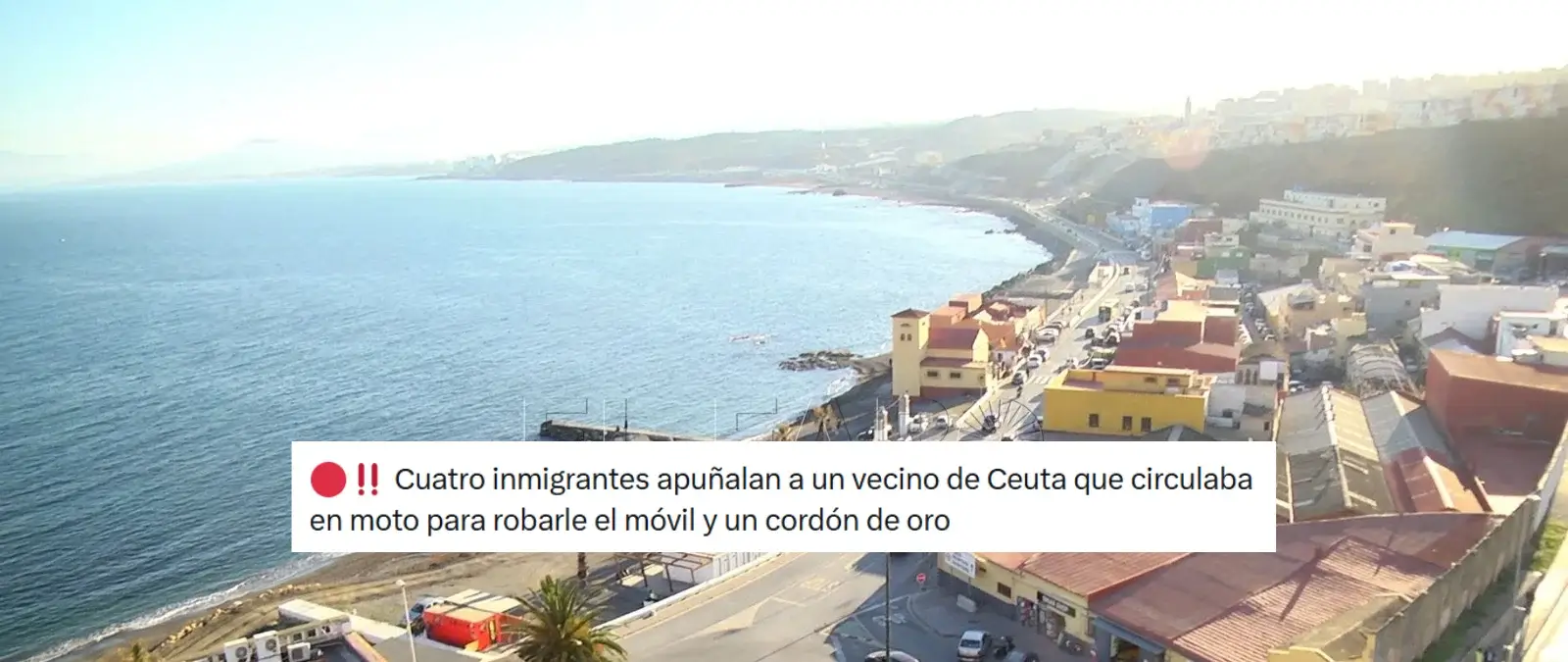 Sí, cuatro personas migrantes apuñalaron a un hombre en Ceuta al intentar robarle el 18 de septiembre de 2026