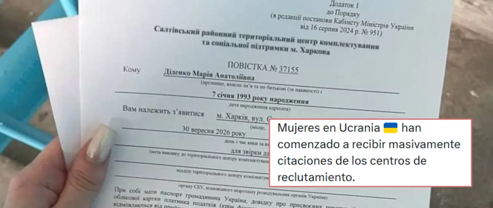 Qué sabemos sobre si las mujeres en Ucrania están recibiendo “masivamente” citaciones de los centros de reclutamientos: el Gobierno ucraniano dice que son casos “aislados”