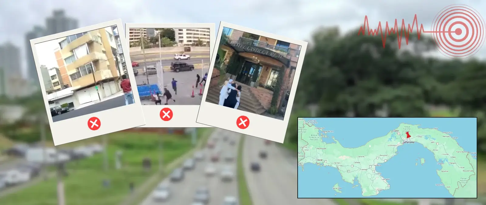 Esto no ocurrió en Panamá: vídeos descontextualizados que se difunden como si fueran del terremoto del 9 de octubre