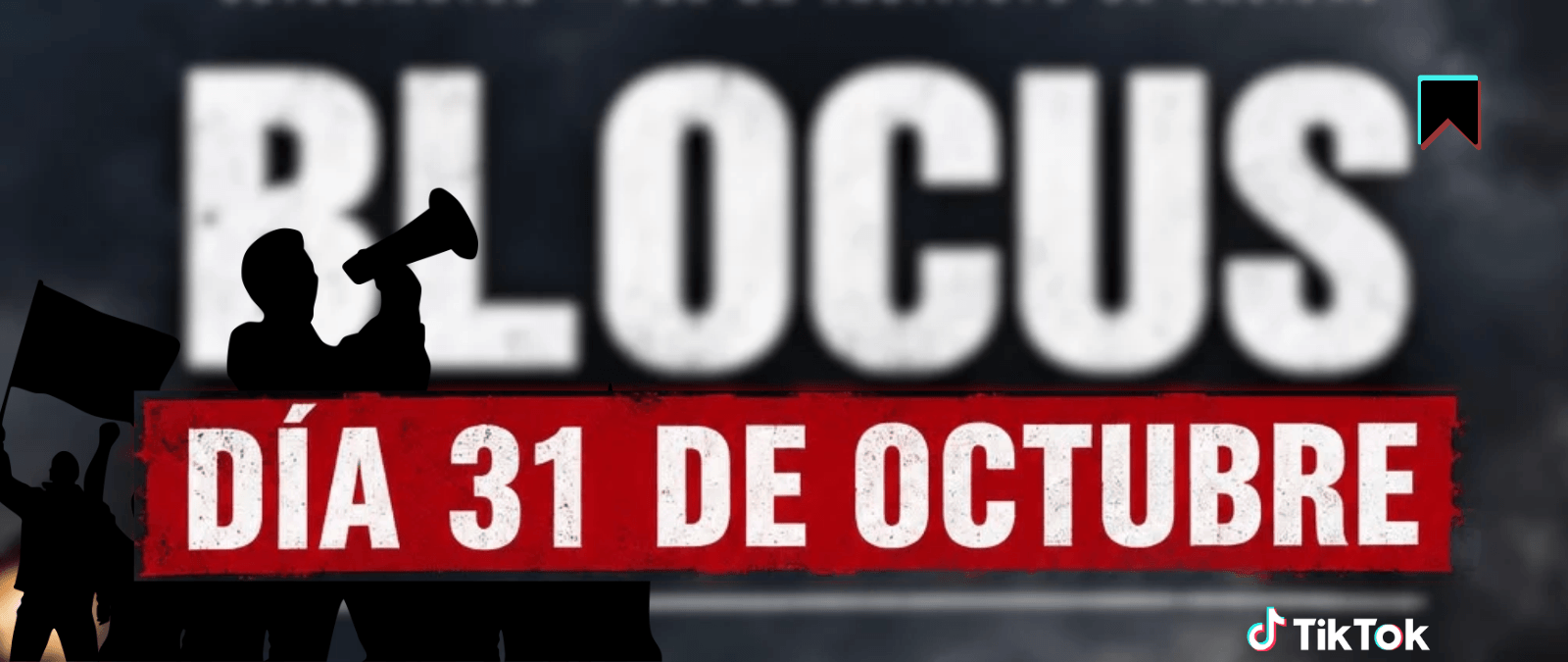 Blocus, 31 de octubre: la convocatoria en TikTok para un 'Halloween de manifestaciones' se extiende a 46 ciudades de, al menos, 9 países europeos Preparan una segunda convocatoria de manifestaciones para el sábado 31 de octubreSegún un análisis de Newtral y el experto en seguridad en redes sociales Marcelino Madrigal, una veintena de perfiles de TikTok identificados con el nombre de Blocus (así llaman los estudiantes franceses al bloqueo de los centros escolares donde arrancaron las protestas), entre el 18 y el 19 de octubre, comenzaron a reclutar a jóvenes españoles para movilizarse tapados y vestidos de negro en diferentes localidades españolas el sábado 24. Los contenidos publicados en TikTok, explica el verificador español, redirigían a grupos cerrados de WhatsApp y Telegram, donde se organizaban las concentraciones en ciudades como Madrid, Barcelona, Valencia, Alicante o Bilbao. En el caso de la capital española, recoge Newtral, incluso se hicieron llamamientos expresos para vandalizar comercios.Convocatoria de protestas en Barcelona para el 24 de octubre de 2026. Fuente: TikTok.Barcelona fue la ciudad donde más calado tuvo esta convocatoria. La noche del sábado 24 de octubre, un grupo de jóvenes vandalizó y robó en 23 comercios y provocaron 33 incendios en la ciudad catalana. Los Mossos d'Esquadra detuvieron a 128 personas, la mayoría menores de edad. Ahora, las mismas cuentas de TikTok donde nacieron las primeras concentraciones están llamando a repetir estos actos el próximo sábado 31. Se está citando a los jóvenes a partir de las 17 horas en diferentes puntos de la ciudad: en Plaza Cataluña, en el Arco del Triunfo y Paseo de Gracia (en la Casa Milà de Gaudí), entre otros. Entre los comentarios de estas publicaciones hay usuarios alentando a cometer asaltos en tiendas y marcas de lujo como Rolex, Louis Vuitton o Apple.
&


  
    
    
      
    
  
  
    
    
    
      
      
    
    
    
    
      Maldita.es, directo en tu WhatsApp
      Sigue nuestro canal
    
  
  
  


También se convoca a los jóvenes en Madrid, donde la primera cita del pasado sábado 24 no ha tenido repercusión (tampoco otras publicitadas para el 10 y 11 de octubre en la Puerta del Sol). Según los contenidos de los usuarios de TikTok, la protesta comenzará a las 18 horas en Plaza de España y el recorrido supuestamente recorrerá Gran Vía, el Palacio Real y Príncipe Pío.Convocatoria de protestas en Barcelona (izquierda) y Madrid (derecha) para el 31 de octubre de 2026. Fuente: TikTok.Una decena de convocatorias paralelas en España para protestas en octubre y noviembreBarcelona y Madrid no son las únicas dos ciudades de España en las que se gestan manifestaciones para la noche de Halloween. Algunos perfiles de TikTok publican carteles para citar a jóvenes en otras localidades como Badalona, Fuengirola, Marbella, Terrassa y Valencia. En estos anuncios de convocatoria se especifica que las concentraciones tendrán lugar durante la tarde del 31 de octubre frente al Carrefour de Montinglà en Badalona, en el Puerto Deportivo de Fuengirola, en Puerto Banús en Marbella, en la Rambla de Terrassa y delante de la Plaza de Toros de València.Convocatoria de protestas en diferentes ciudades de España para el 31 de octubre de 2026. Fuente: TikTok.En otras localidades, en cambio, se barajan otras fechas. En Almería y Vic (Barcelona) se preparan manifestaciones para dos días antes: el viernes 29 de octubre los ciudadanos de ambos municipios están citados a las 17:30 horas en la plaza Manuel Pérez García y "por la mañana" en la Plaza Mayor, respectivamente. En Salt (Girona) también se ha hecho un llamamiento para el próximo 11 de noviembre a las 16 horas.Convocatoria de protestas en diferentes ciudades de España para el 29 de octubre (arriba) y el 11 de noviembre de 2026 (abajo). Fuente: TikTok.La mayoría de los perfiles de TikTok que han publicado convocatorias para próximas manifestaciones en España redirigen a aplicaciones de mensajería privada o grupos cerrados en otras plataformas. Maldita.es ha localizado tres grupos de WhatsApp, otros tantos de Telegram (plataforma donde buscan coordinarse y hablan de "bombas molotov" para "saquear a los ricos" en Barcelona), uno en Instagram y otro en Discord que siguen activos a 26 de octubre.La periodista española Carmela Ríos explica en un hilo de Twitter (ahora X) que el ecosistema de perfiles de TikTok que avivan protestas en España va mucho más allá de Blocus. Ha analizado varias cuentas de la plataforma que presentan signos de estar interconectadas: nombres repetidos o similares, contenido multilingüe, usuarios que se siguen mutuamente y fechas de creación recientes. Tienen también patrones de comportamiento como, por ejemplo, mensajes incendiarios para alentar a la participación, imágenes visualmente muy parecidas y picos de publicación en las últimas horas.
&


  
    
    
      
    
  
  
    
    
    
    
    
    
      ¿Crees que te ha llegado un bulo?
      Verifica en nuestro chatbot de WhatsApp
      +34 644 229 319
    
  
  
  


Se están convocando protestas en, al menos, nueve países europeos a través de TikTokEste modus operandi se repite fuera de las fronteras españolas. Hay llamamientos de manifestaciones para el sábado 31 de octubre en, al menos, otros ocho países europeos además de España. En las convocatorias de algunas ciudades y países se apuesta por pedir que no haya saqueos ni violencia, mientras que en otras se llama directamente a hacer "La Purga".  En Alemania, un grupo autodenominado Gen Z regelt (La Generación Z toma el mando en su traducción al español) ha convocado protestas a nivel nacional en 23 ciudades "por la educación, la sanidad, la protección del clima y un nivel de vida digno; contra el servicio militar obligatorio y las medidas de austeridad que se nos imponen", según explican en su página web, donde en este caso no hacen mención a los saqueos. Varios usuarios de TikTok han compartido el listado de ciudades donde se planifican estas concentraciones.Convocatoria del grupo Gen Z regelt para el 31 de octubre de 2026 (arriba) y contenidos que recogen las mismas concentraciones (abajo). Fuente: página web Gen Z regelt y TikTok.Austria, Bélgica, Francia, Italia, Países Bajos y Suiza son otros de los países europeos donde, según varios usuarios de TikTok, se están preparando manifestaciones para el último día de octubre. En Portugal se está haciendo un llamamiento a saquear un centro comercial ubicado en Lisboa ese mismo día.Convocatorias de manifestaciones en otros países de Europa para el 31 de octubre de 2026. Fuente: TikTok.